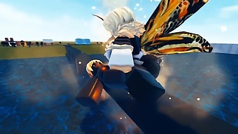 A Sexual Encounter Between Godzilla And Mothra In The Game Roblox