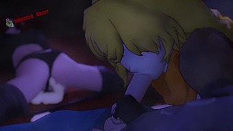 Jaune Performs Oral Sex On Ruby And Yang