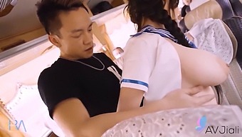 Taiwanese Girl Bangs A Stranger On The Bus With Her Big Natural Tits