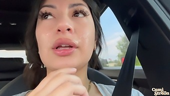 Public Humiliation For Latina After Giving A Mind-Blowing Oral Performance