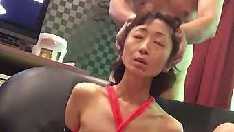 Japanese Girl Miyuki Bound And Degraded On Sofa During Adult Film Production At Hotel