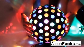 Alison Tyler, A Busty Beauty, Shines On The Dance Floor