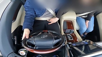 A Married Woman Relieves Her Sexual Frustration By Giving Me A Handjob While In A Car