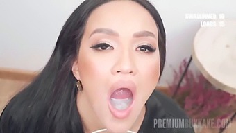 Asia Vargas Chokes On Massive Cum Load In Explicit Video