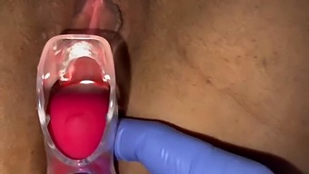 Gynecological Exam With Speculum Leads To Intense Orgasm And Ejaculation