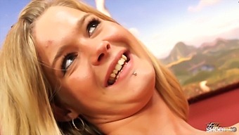 Klara, A Busty Blonde, Passionately Gives Oral Pleasure And Swallows Cum As An Alternative To A Professional Photoshoot