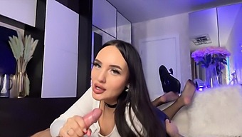 Young Step Sister Gives Me A Handjob And Teaches Me To Have Sex, Resulting In A Facial Cumshot