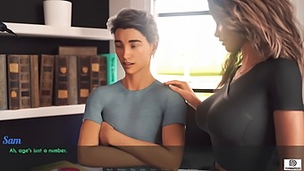 An Enticing 3d Animation Featuring A Seductive Wife And Stepmom