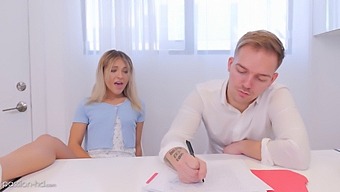 A High-Definition Video Of A Tutor And Student Engaging In Sex During A Study Session