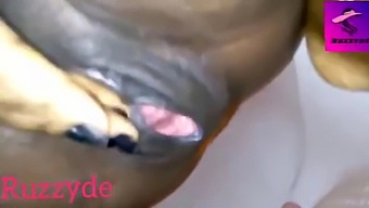 Wet And Wild: Watch Ruzzyde Pleasure Herself With A Dildo And Squirt To A Massive Orgasm