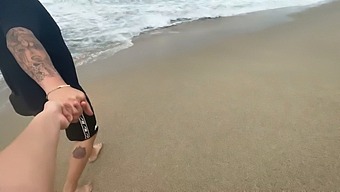 Unknown Man Offers Money For Sexual Acts And Receives Ejaculation On The Beach