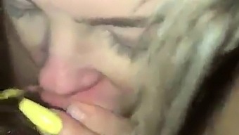 Blonde Gf'S Excellent Oral Skills Highlighted In Video