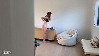 Amateur Milf With Natural Breasts Enjoys Pov Sex While House Sitting