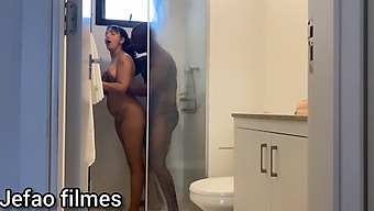 A Woman Goes On A Journey While Her Partner Joins Her For A Romantic Bath